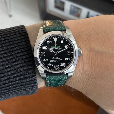 rolex air king strap